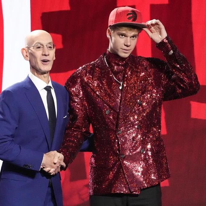 Toronto Raptors select Gradey Dick with the 13th overall pick of the NBA draft
